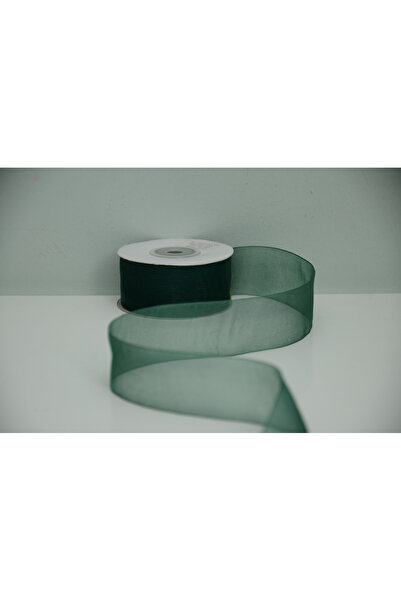ÇINARASYADAHOME Yeşil Organze Kurdele Rulo 3 Cm (30 mm) x 25 Yards – Dekorati...
