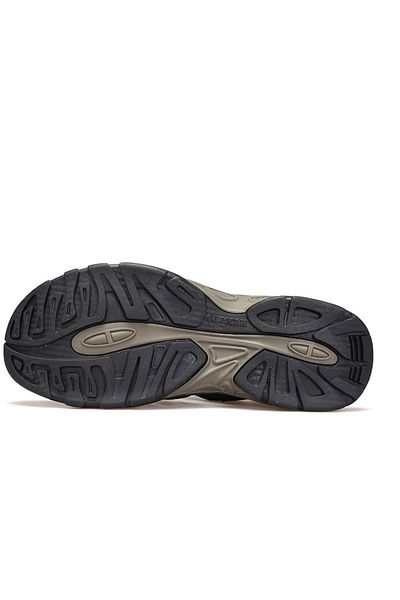 HUMTTO Closed Toe Black Khaki Men's Outdoor Trekking Sports Sandals