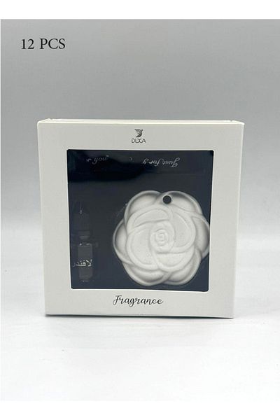 GIFT فواحات رخامية على شكل وردة مع الرائحة ( 12حبة)