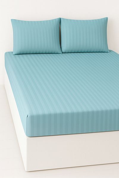 Gasel Home Set de cașmir dublu elastic din satin - 160x200 și 180x200