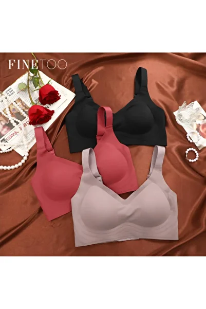pae Lightweight Seamless No Ever Feeling Laser Cut No Trace Ghost Bra 3-Piece Advantage Pack