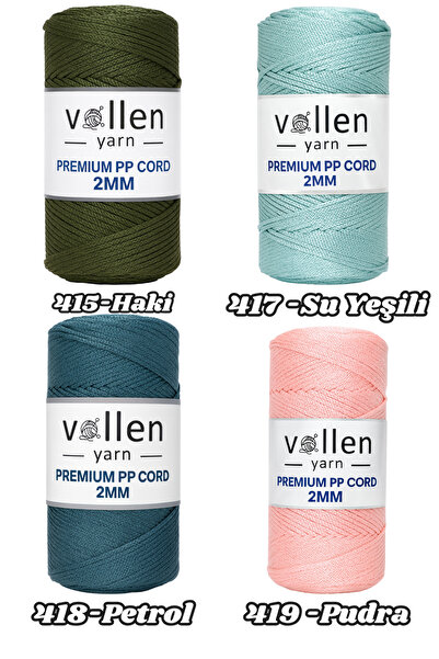 vollen yarn 200gr/230m Premium Polyester Makrome Ipi 2mm ,makrome Ip,makrame,supla,çanta Ipi,siyah