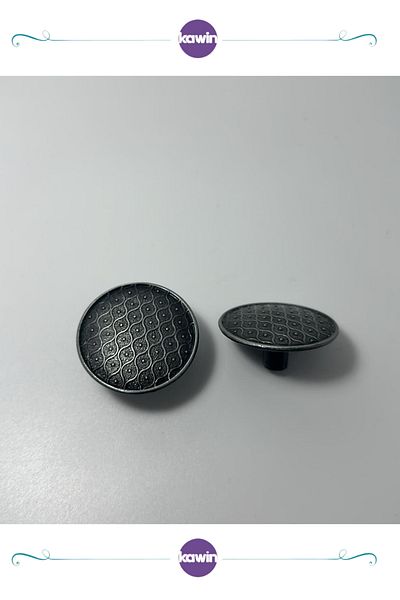 Kawin Luxury Black Metal 40mm (4cm) Ornate Mushroom Button Kitchen Screw Drawer Ufo Wardrobe Handle Cabinet Handle