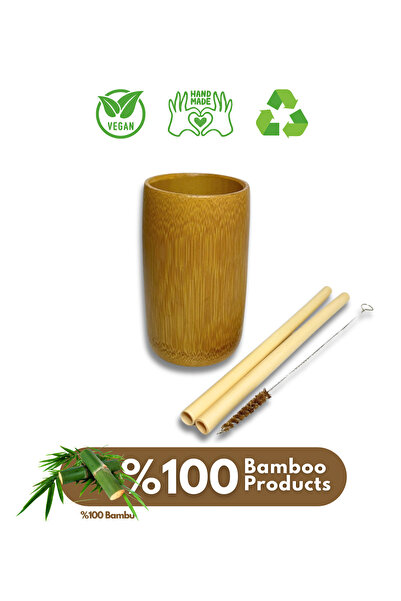 Coconut Products Bambu Bardak Ve Pipet