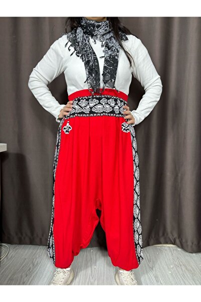 Sobe Hediyelik Etnik Desenli Rahat Şalvar Pantolon