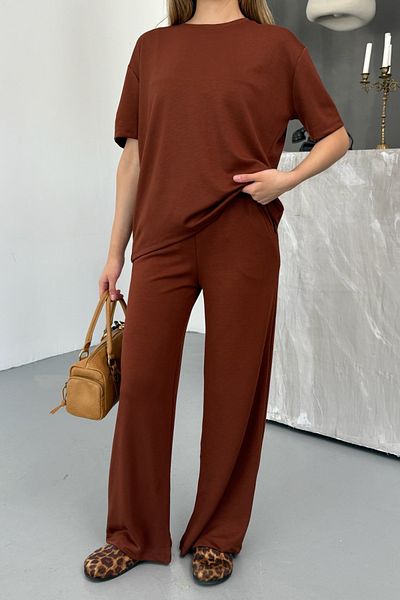Balenbi Women's Modal Fabric Short Sleeve Tracksuit Set 1098