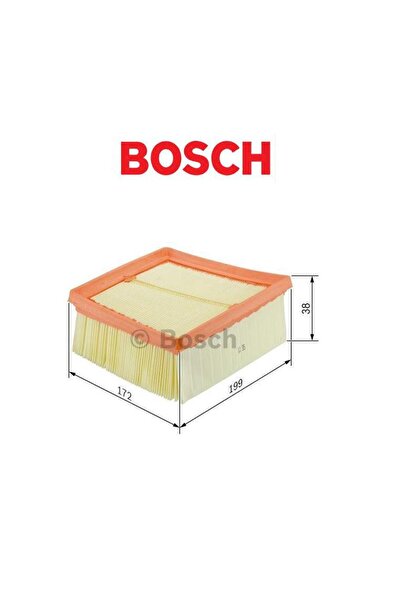 Bosch AIR FILTER S0110 FİESTA 5 FUSION 90HP 66kw 1.6TDCI 01-09
