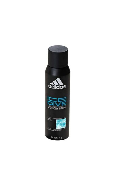 adidas Ice Dive Deo Body Spray for Men - 2 x 150ml Value Pack | Long-Lasting Freshness