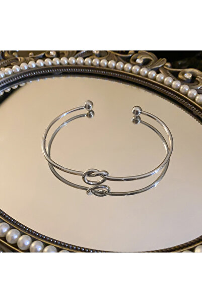 Choice أساور فضية اللون من الفولاذ المقاوم للصدأ، أساور رجالية عصرية منسوجة ب...