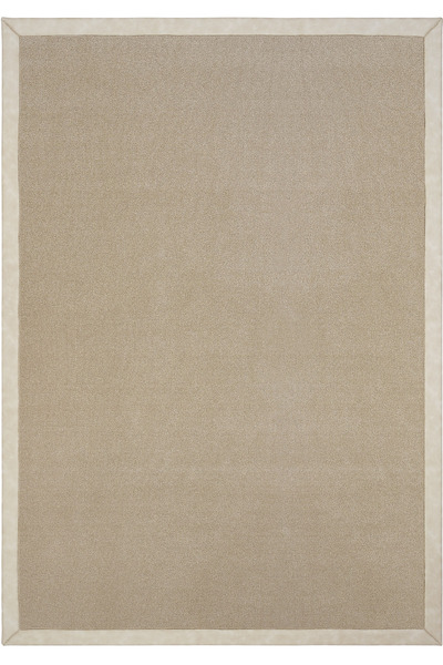 Cool Halı Monet Bej Düz Renk Bordürlü Kalın Halı Modern Sık Dokuma Dayanıklı ...