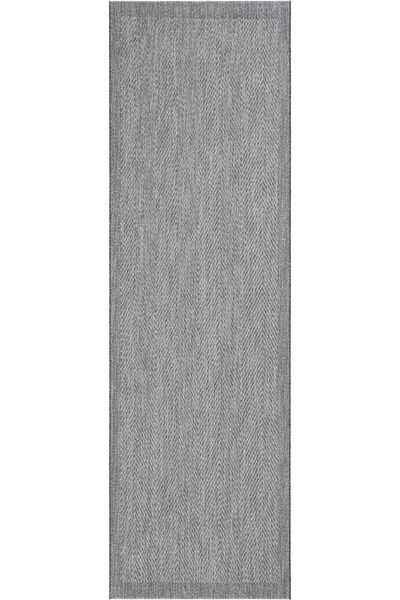 Cool Halı Grande 02 Gri Kaymaz Taban Yolluk Sisal Görünümlü Hol Koridor Halıs...
