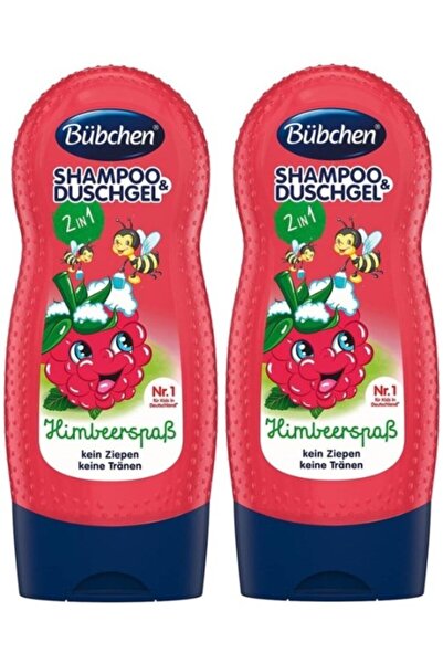 Bübchen Frambuazlı Çocuk Şampuanı Ve Duş Jeli 230 Ml X 2 Adet