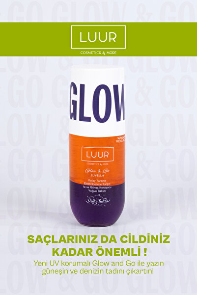 LUUR COSMETICS & MORE Glow & Go Luvella Çift Fazlı Saç Bakım Spreyi Canlandır...
