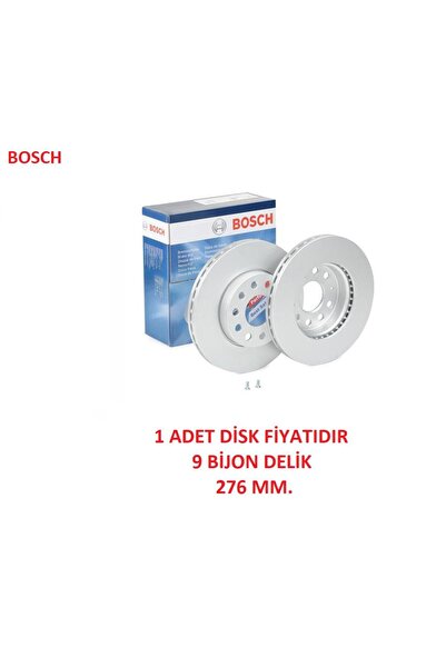 Bosch ÖN FREN DİSK GOLF 7 OCTAVİA 3 LEON 3 AUDİ A3 8V 2012/2020 5Q0615301A BO...