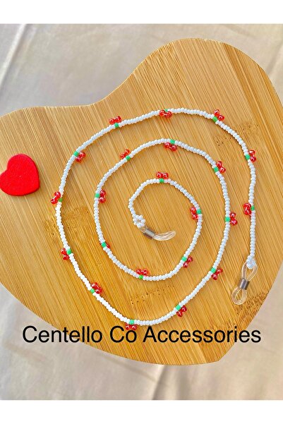 WiLi Çocuk Gözlük Zinciri Çocuk Gözlük Aksesuarı Çocuk Bebek Gözlük İpi Kiraz...