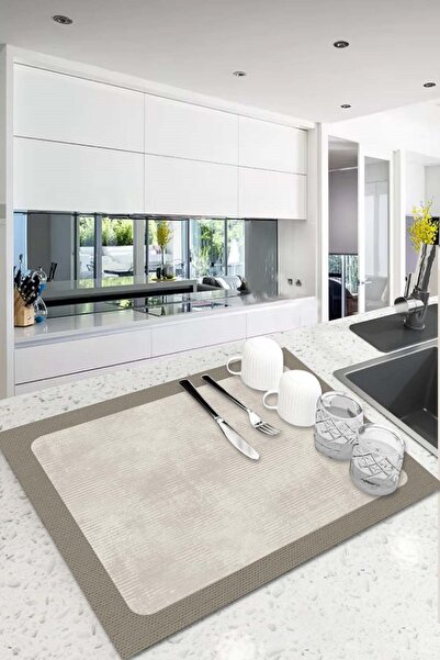 Genel Markalar Bulaşık Kurutma Matı Kurulama Örtüsü Tezgah Örtüsü Tezgah Matı...