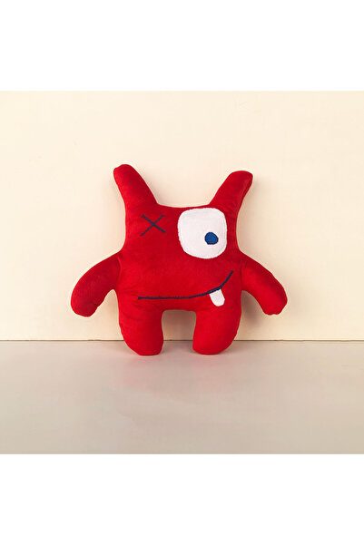 wolo الوحش الأحمر (صديقك اللطيف)-هدية للأطفال-منسوجات-