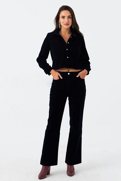 Cool & Sexy Pantaloni de damă din catifea cu talie elastică CAR1076