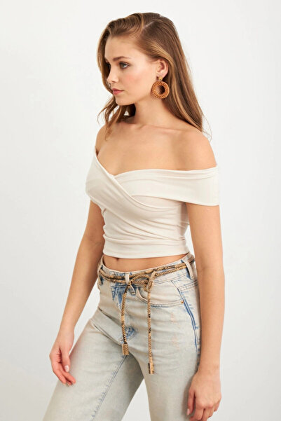 Cool & Sexy Γυναικεία μπλούζα με γιακά Vanilla Madonna VA101