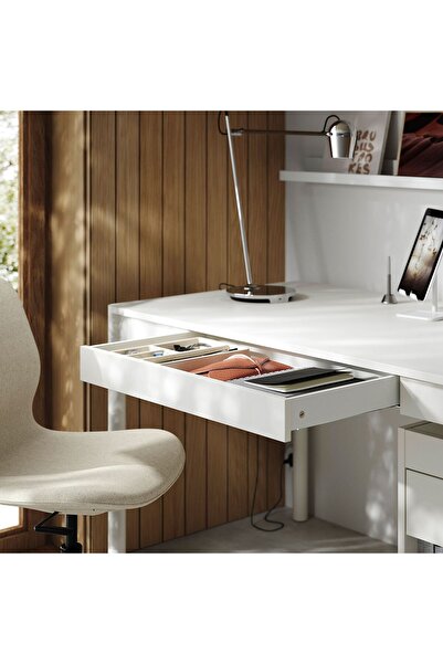 IKEA çalışma masası kırık beyaz 140x75 cm Derinlik75cm Yükseklik75 cm Genişlik140 cm