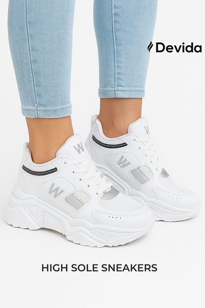 Devida 5 cm High Sole Sports Shoes Dévida Air Vega Series X110