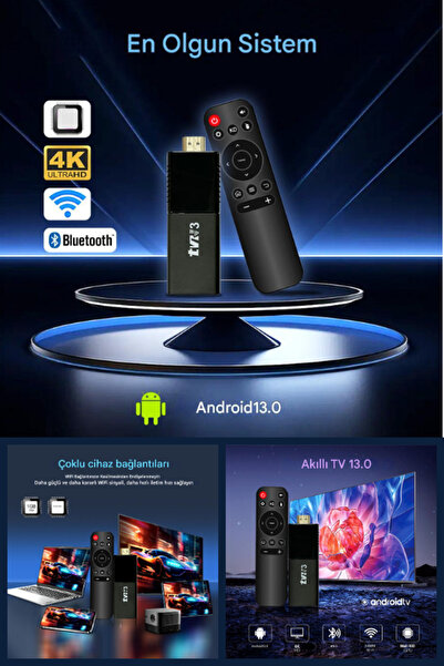Maybax Ultra HD Android Tv BOX 4k Android Tv Tv BOX Tv Stick Medya Oynatıcı Smart Tv Wifi