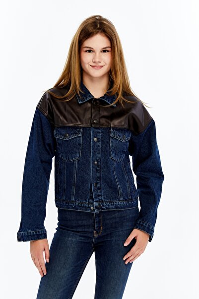 CHOS7N Women's Standard Denim Jacket Leather Niche Original Design Casual Streetwear Sitili Model Bomber Coats College Jacket