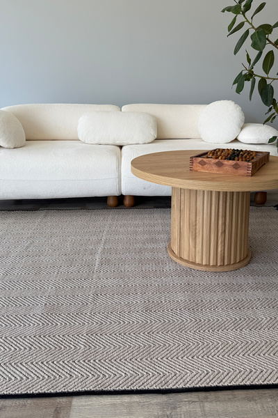 Aybek Rug Pera Sisal Yıkanabilir Dokuma Kaymaz Taban Bej Halı Yolluk Kilim