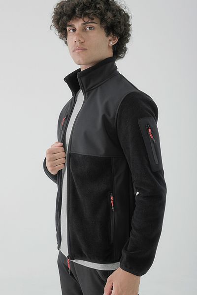Longberg Men's Softshell Garnished Fleece
