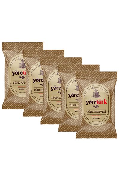 Yöretürk Turkish Coffee 5 X 100 g