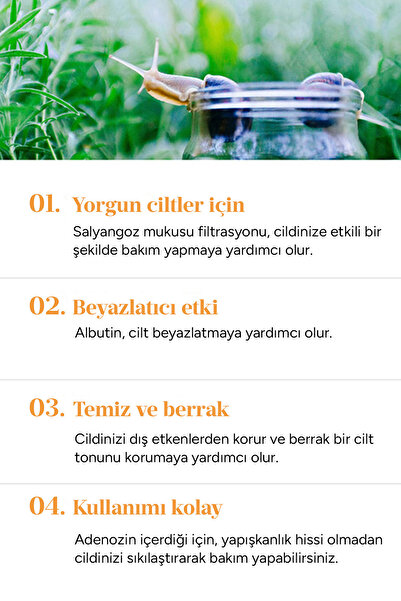 Chamos Salyangoz Özlü Kırışıklık Karşıtı Yüz Kremi