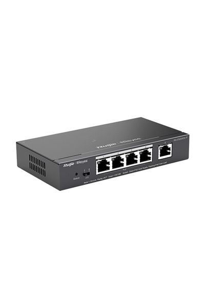 Ruijie Networks Switch 4 PoE+ RJ45 Gigabit ports, 1 RJ45 Gigabit uplink port, L2 Cloud Management - RG-ES205GC-P