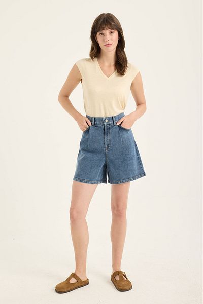 Masha Kate Denim Shorts