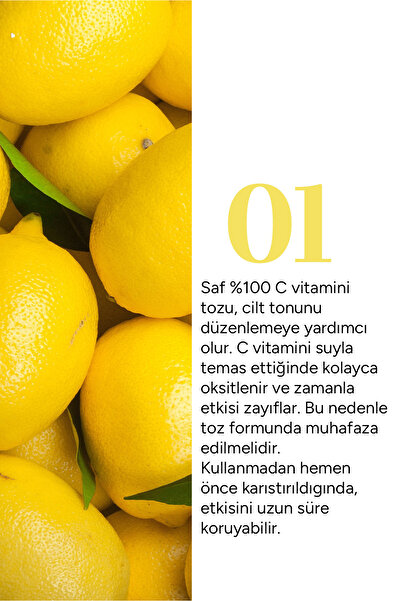 Chamos %100 Saf C Vitamini Tozu (10gr)