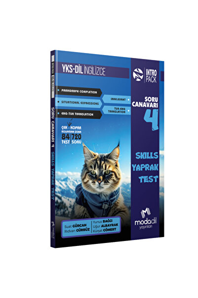 Modadil Yayınları Modadil YKSDİL Soru Canavarı 4 - Skills Yaprak Test