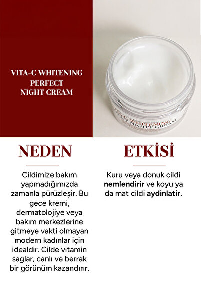 Chamos Limon Özlü Cilt Beyazlatıcı ve Nemlendirici Gece Kremi