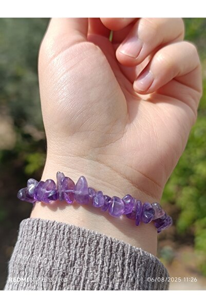 ttasdevri سوار نسائي من حجر الجمشت الطبيعي المكسور