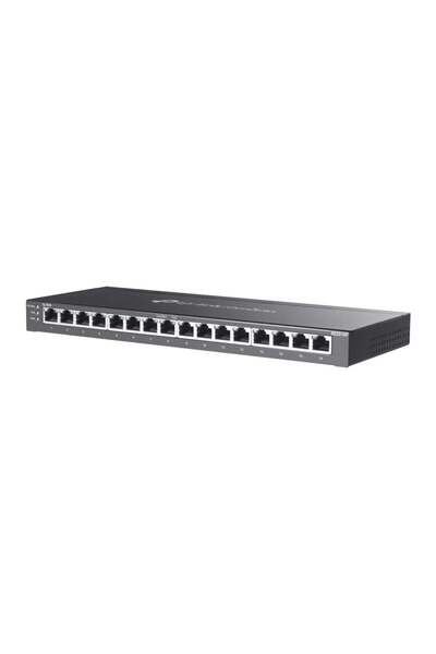 TP-LINK Switch 8 ports RJ45 Gigabit PoE, 8 x RJ45 Gigabit, Budget PoE 120W, Management - Omada SG2016P