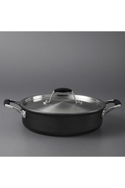 Jumbo New Moment Diamond Black Flat Pot 26 cm