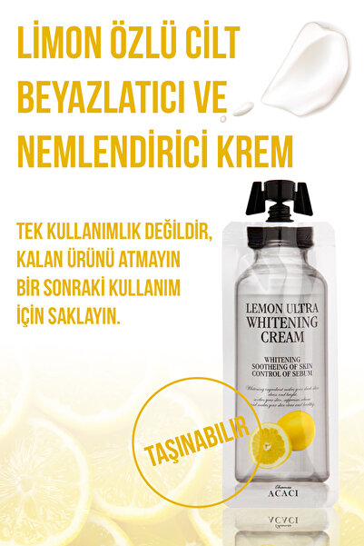 Chamos Limon Özlü Cilt Beyazlatıcı ve Nemlendirici Krem