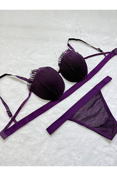 Elora ISTİRİDYE MODEL MOR ÎNTEIARĂ (Sutien și chiloți)