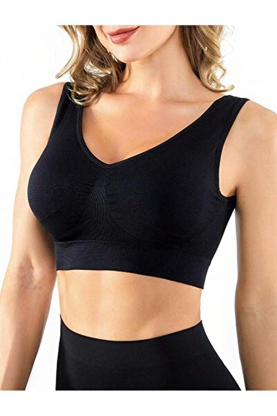 F&W FİT WOMEN Toparlayıcı Sıkılaştırıcı Kalın Askılı Pedli Büstiyer 5040