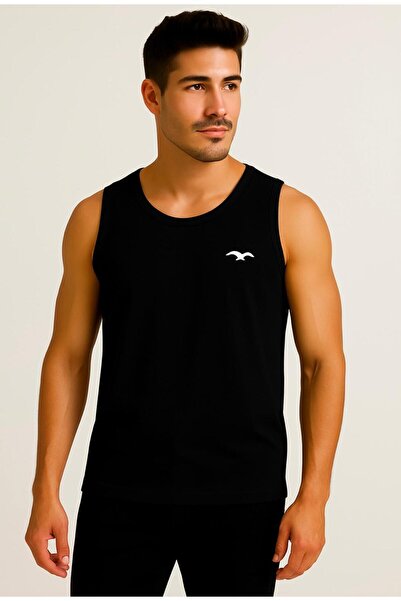 AXXEL Tricou negru fără mâneci pentru bărbați-d235