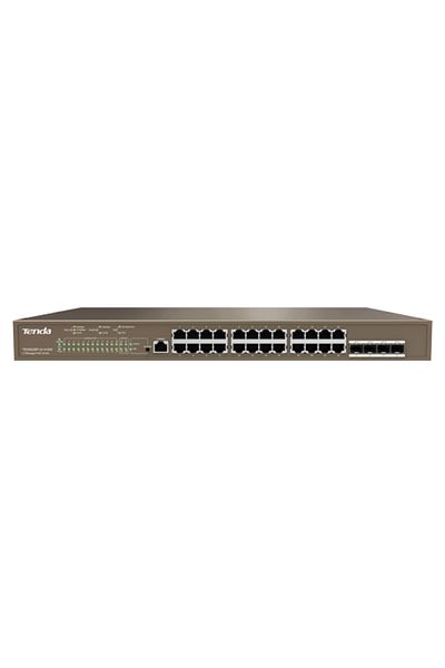 Tenda Switch 24 Gigabit PoE ports, 1 console port, 4 Gigabit SFP ports, management - TND-TEG5328P-24-410W