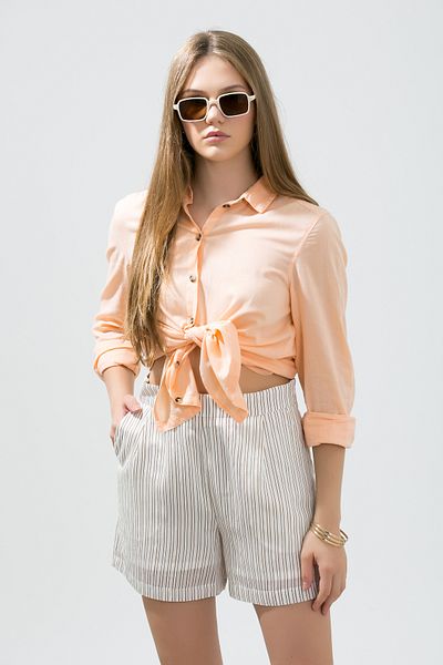 LA PANTE Side Zipper Lined Shorts