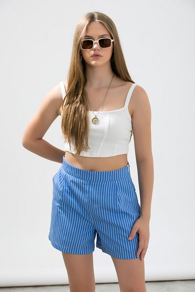 LA PANTE Side Zipper Lined Shorts