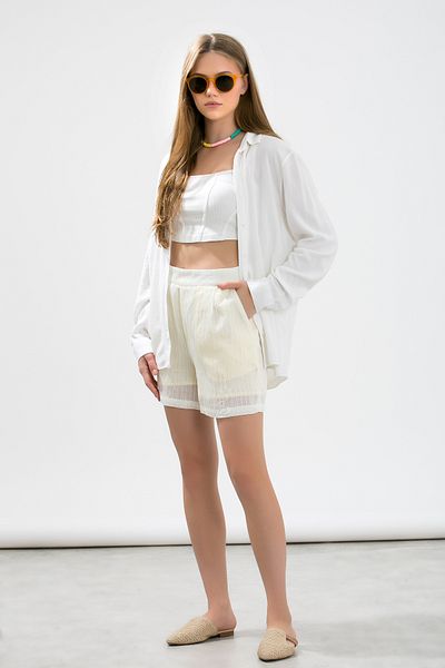 LA PANTE Side Zipper Lined Shorts