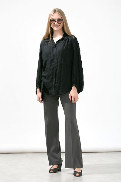 LA PANTE Flared Leg Woven Trousers