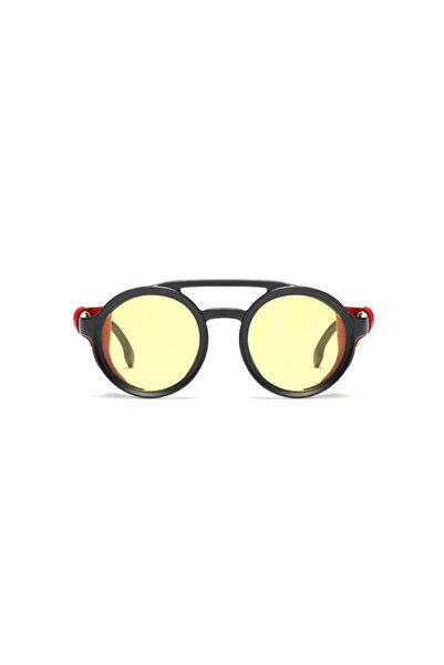 Toz Vintage Steam Punk Leather Frame Vintage & Retro Sunglasses