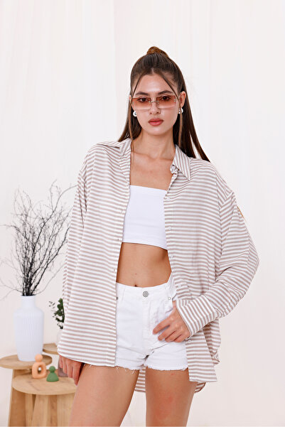 LA PANTE Πουκάμισο με κουμπιά μπροστά